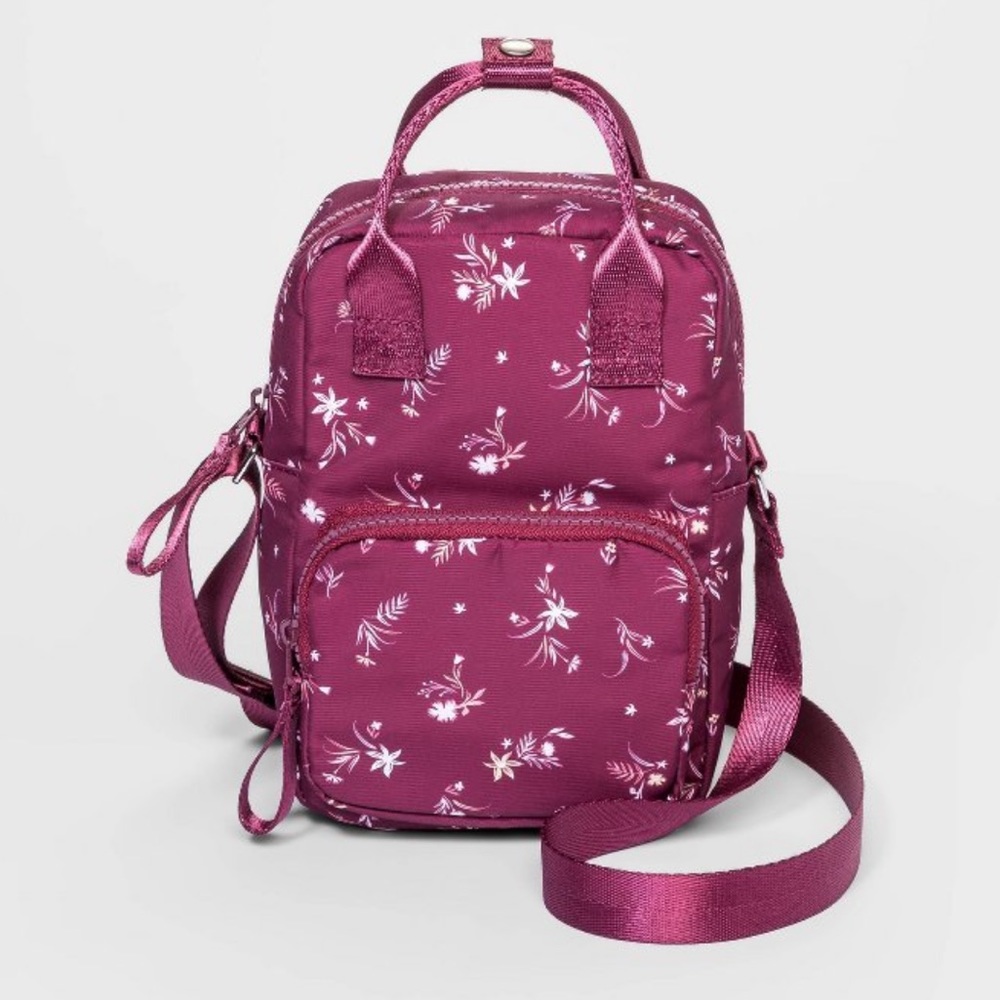 Art Class Floral Crossbody Bag
